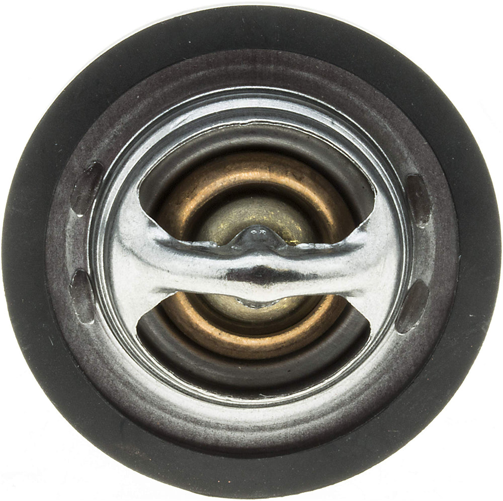 Gates 33329 thermostat side view demonstrates vehicle-specific fit for compatibility