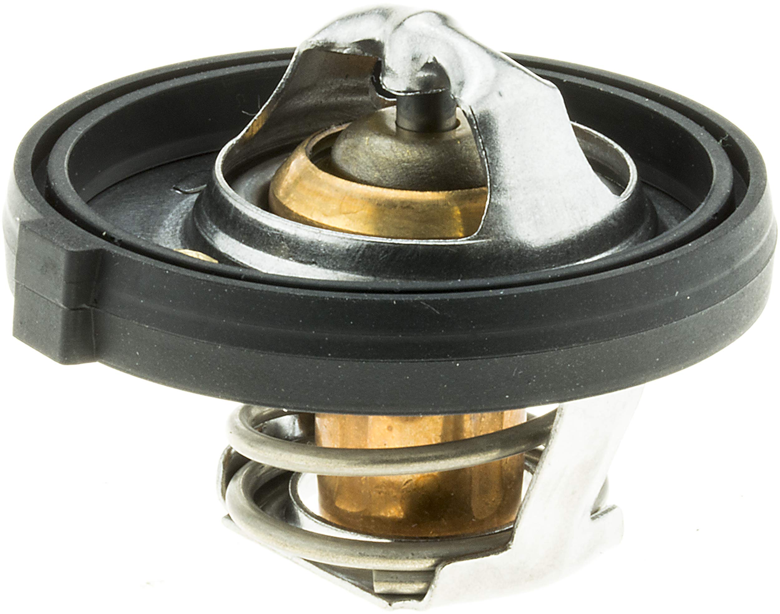 Gates 33849 thermostat front view, precise calibration for reliable engine temperature control