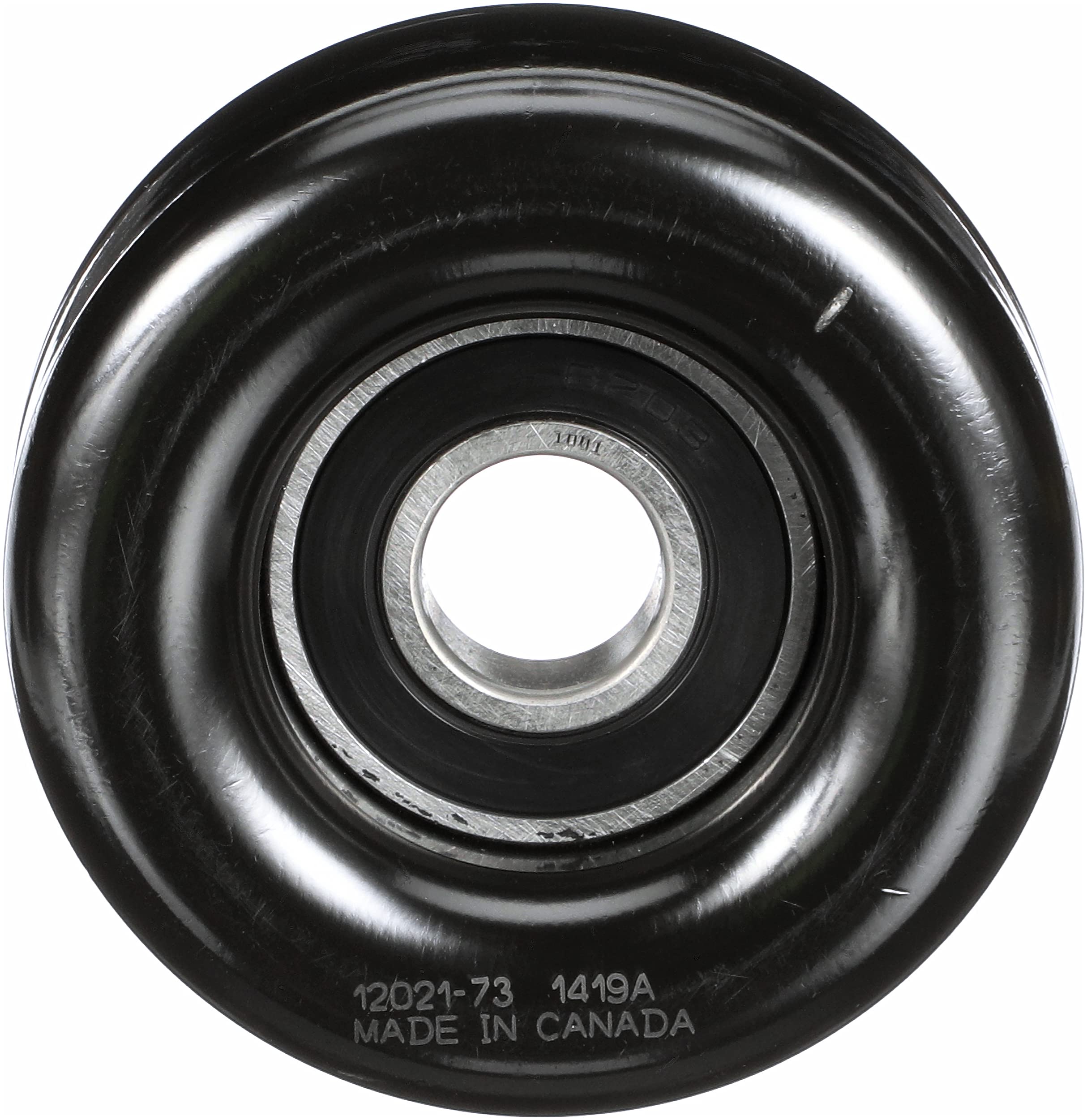 Gates 38006 drive align idler pulley front view for reliable belt tensioning