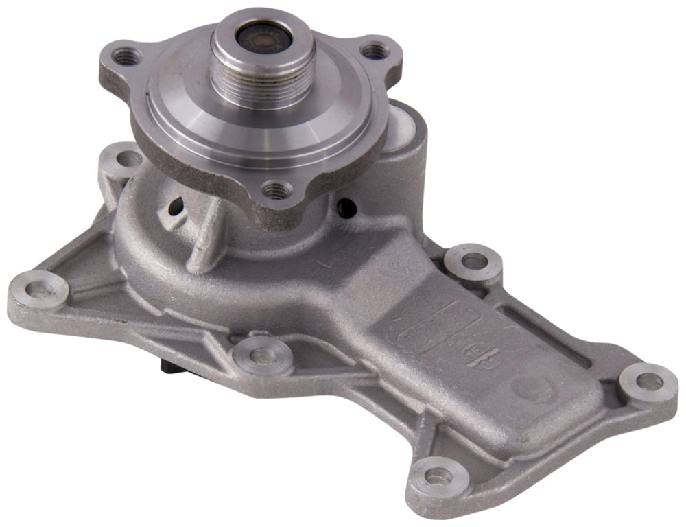 Gates 42588 water pump front view highlighting durable alloy body for cooling
