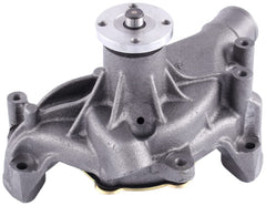 Gates 43099 premium engine water pump front view highlights precision alloy construction for reliability