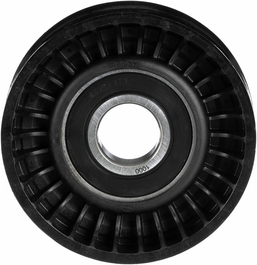 Gates Drive Align Idler Pulley front view showing sturdy construction for reliable belt alignment.
