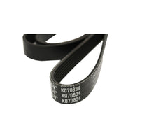 Gates Micro-V belt packaging view emphasizing compact dimensions for easy handling and correct fit