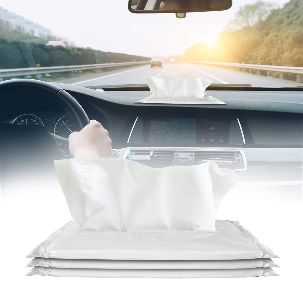 Gatherfun visor tissue refill pack displaying 26 bags of 24 sheets for convenience.