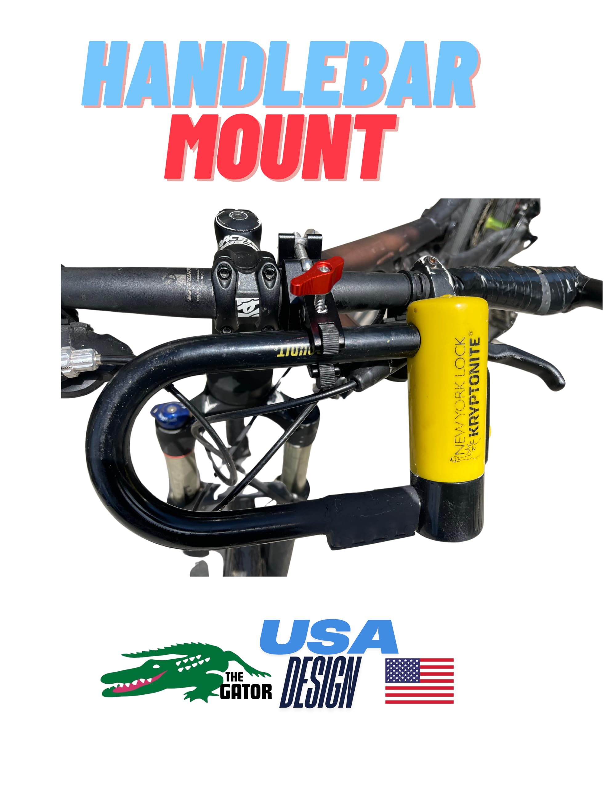 GATOR anti-twist clamp design prevents rotation on rough roads.