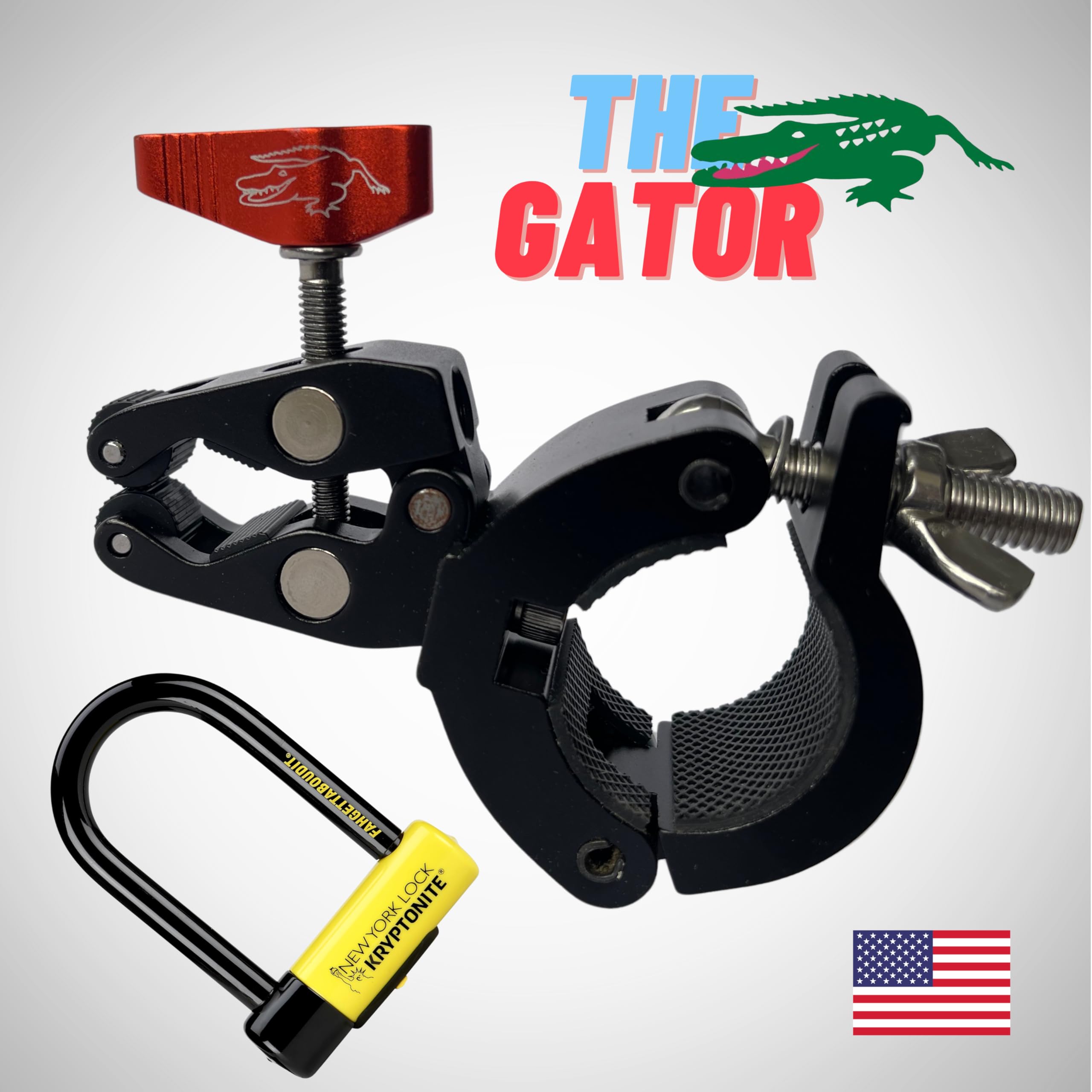 GATOR fits round tubes 27.2–32mm on steel and aluminum frames.