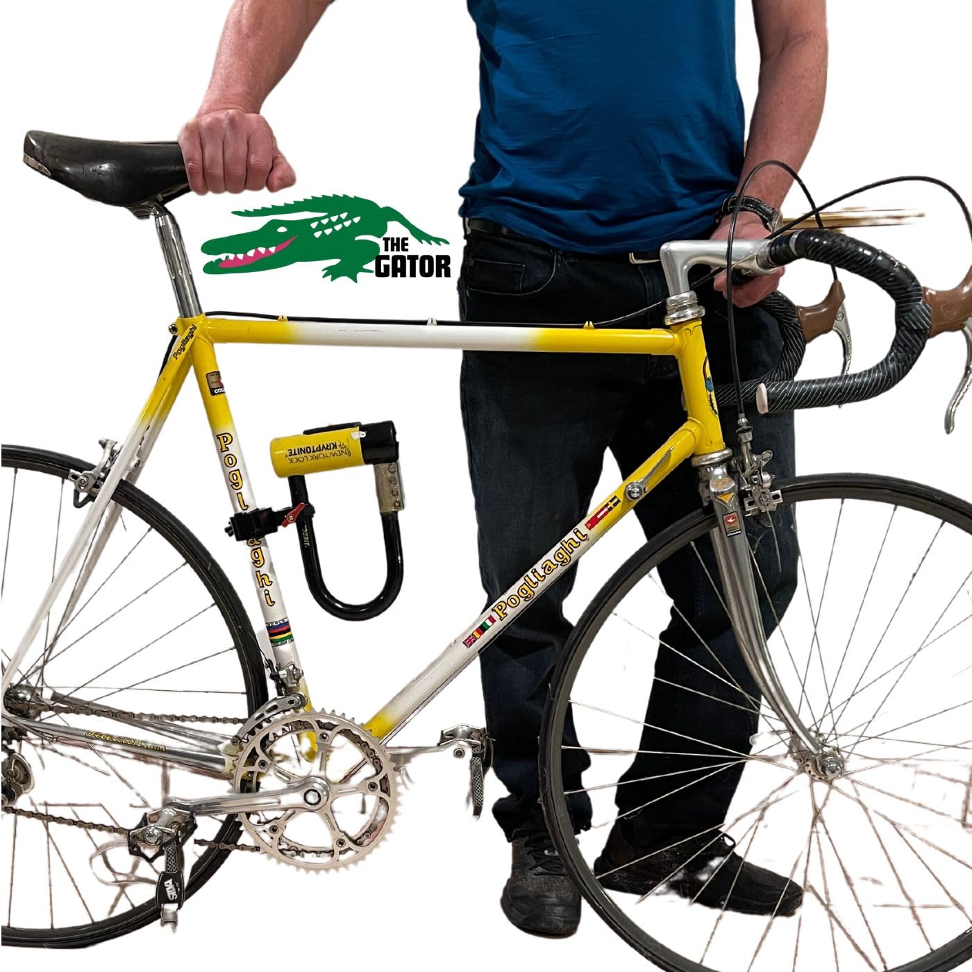 GATOR U-Lock Holder clamps quietly for a rattle-free ride.