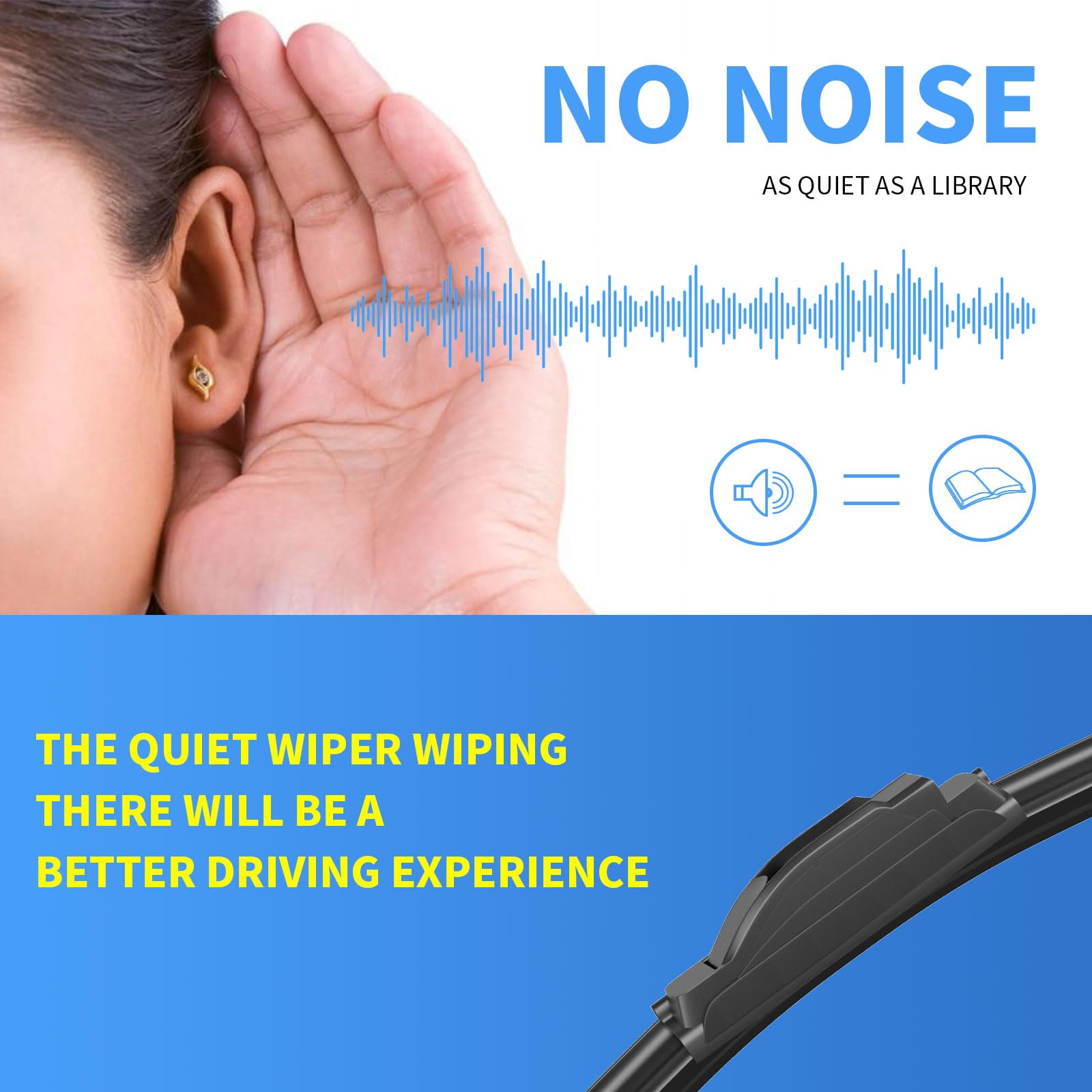 Gavimnal all-season silicone blades deliver smooth, streak-free wiping