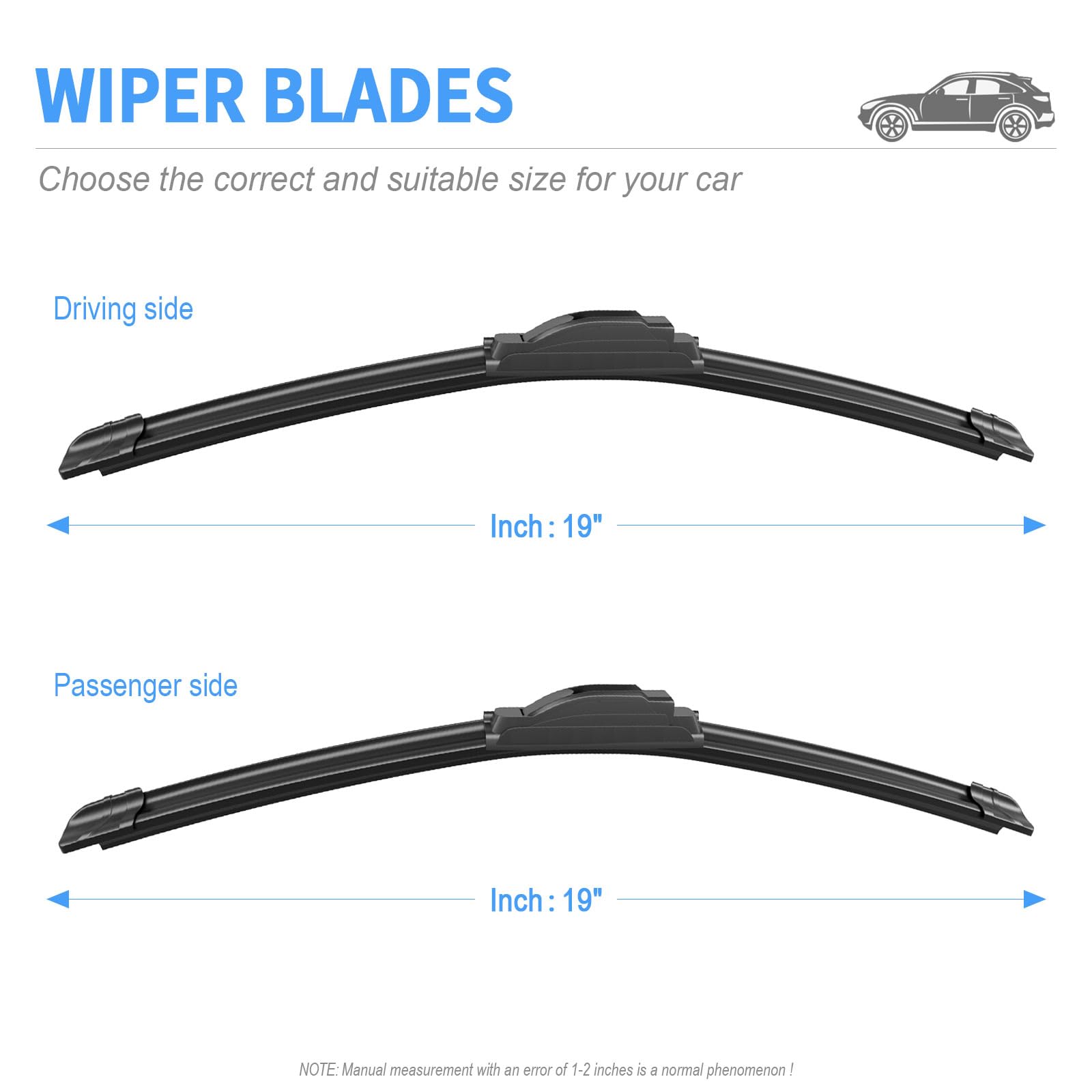 Gavimnal dual-flex design conforms to windshield curvature for even contact
