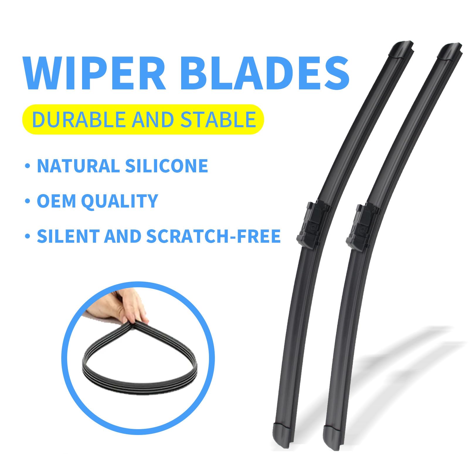 Reinforced steel backbone adds durability to Gavimnal wiper blades