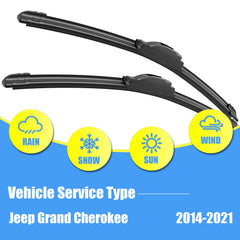 Gavimnal 21-inch passenger-side blade ensures smooth wiping for Jeep Grand Cherokee