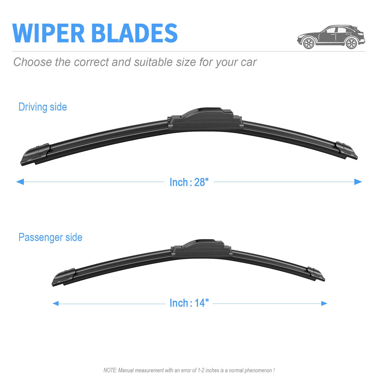 Gavimnal all-season wiping with flexible dual-flex design