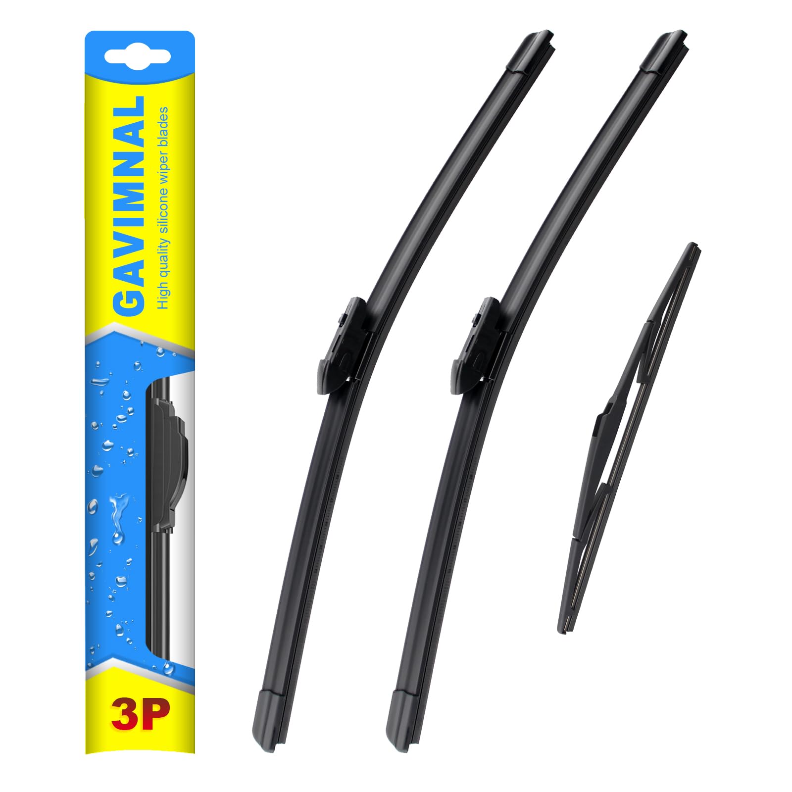 Gavimnal 24-inch driver wiper blade for Mazda CX-5 and CX-9 delivers clear rain performance