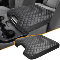 GAWAF center console cover texture close-up highlighting soft PVC leather for comfort