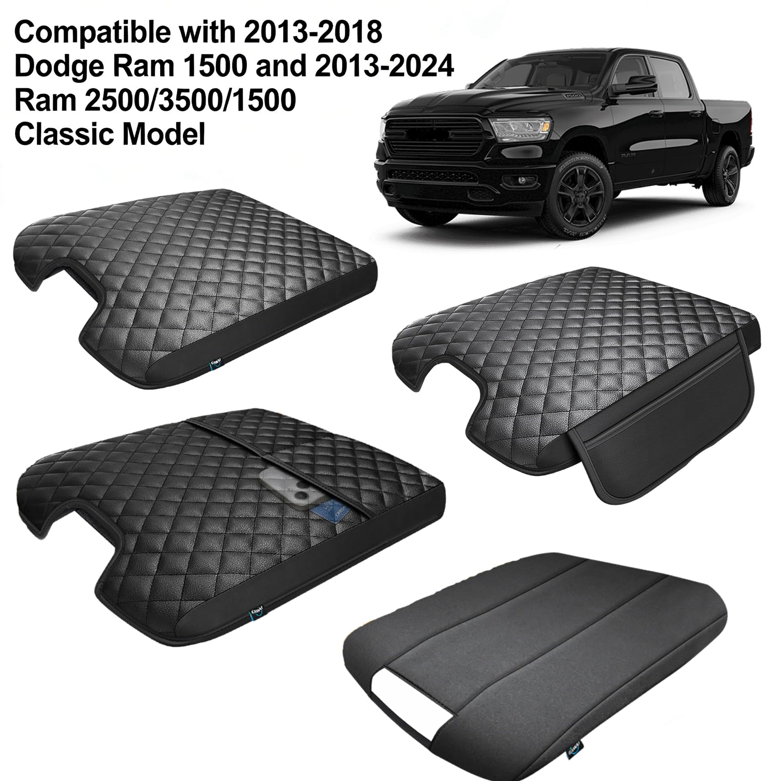 Classic Ram interior match with protective center armrest cover