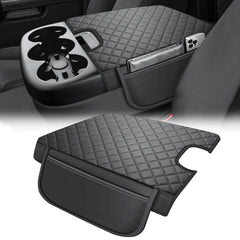 GAWAF center console cover front view showing a custom fit for 2007–2013 models