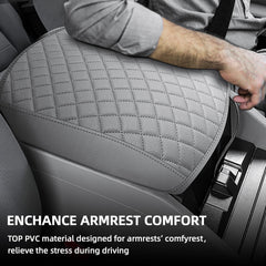 GAWAF center console cover elastic strap secures firmly during travel