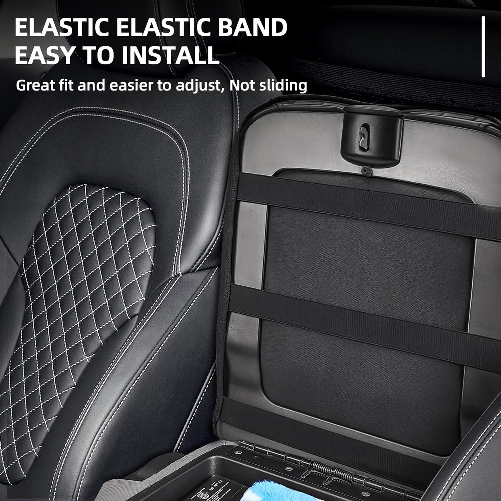 GAWAF jump-seat console cover closeup shows rugged PVC protection