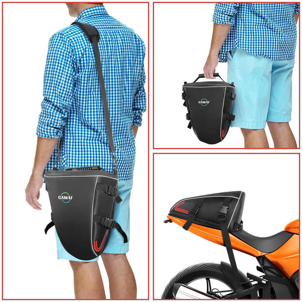 GAWAF anti-slip bottom design helps prevent sliding on bike journeys