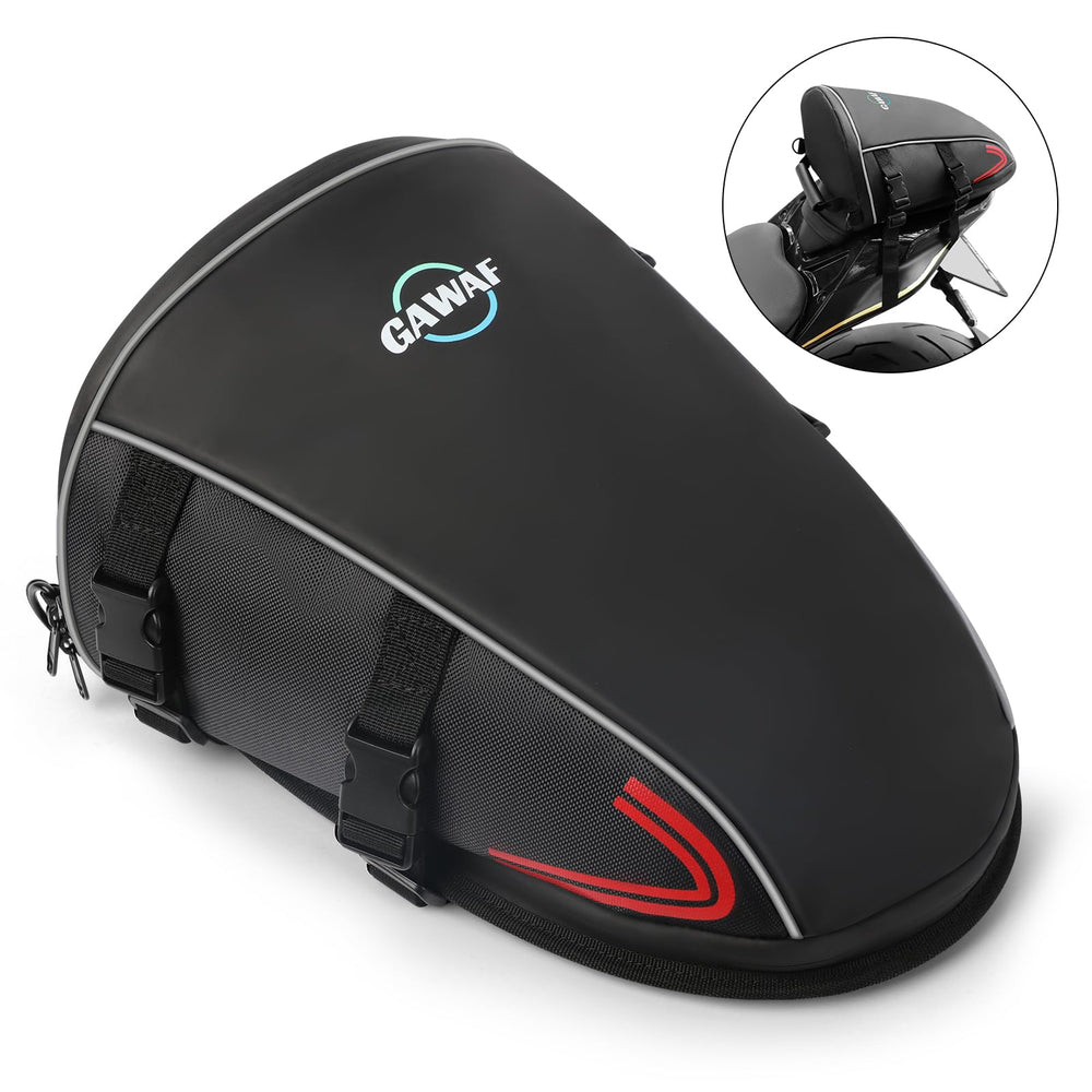 GAWAF rear tail bag keeps essentials neatly organized on adventures