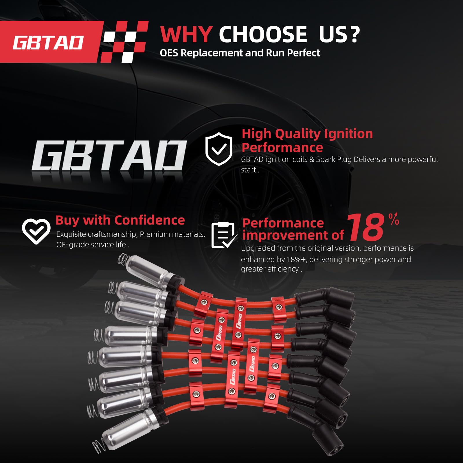 GBTAD coil-pack-5-3l-v8-fitment demonstrates reliable ignition for GM trucks.