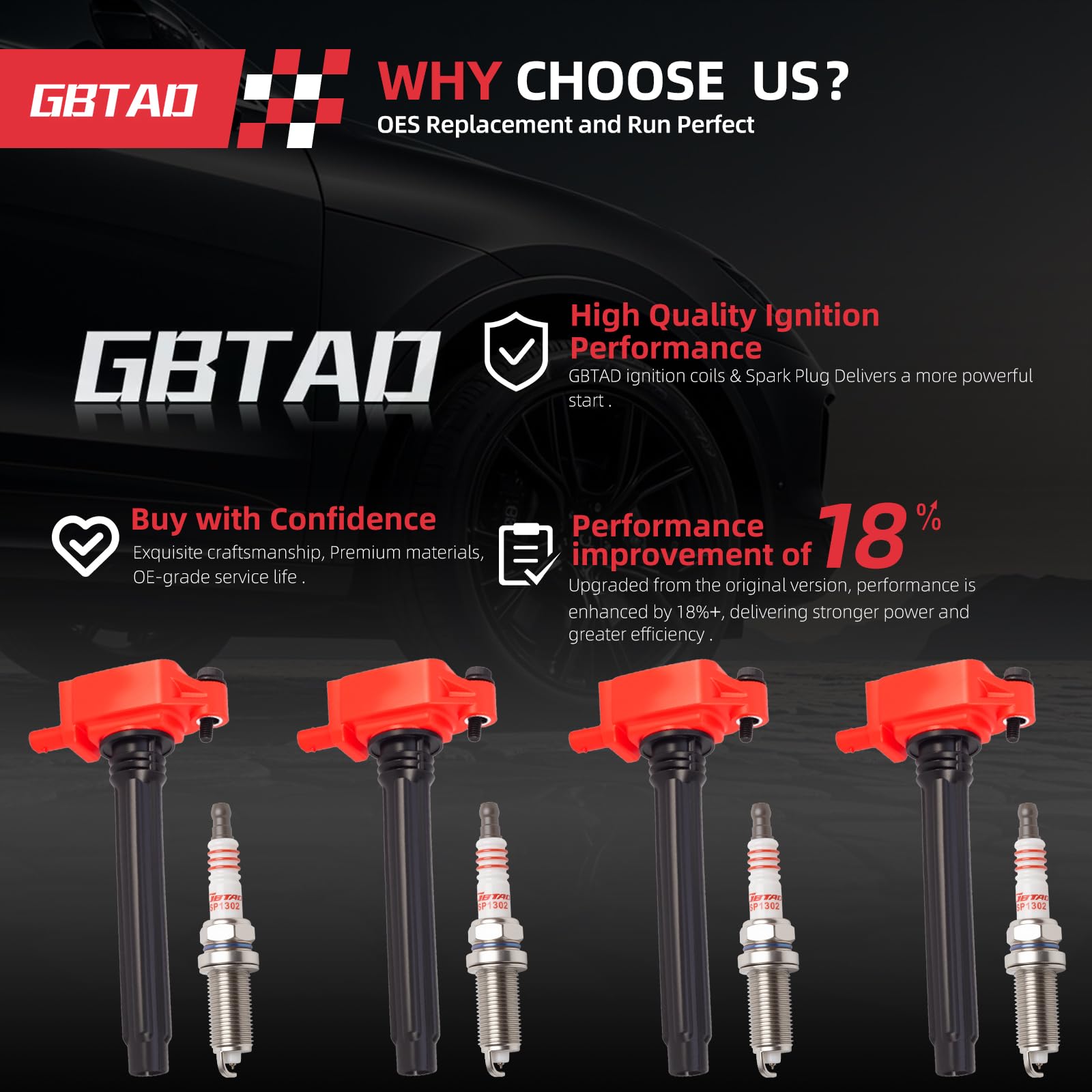 GBTAD coil-pack packaging highlights compatibility with 2.4L engines for Jeep and Chrysler