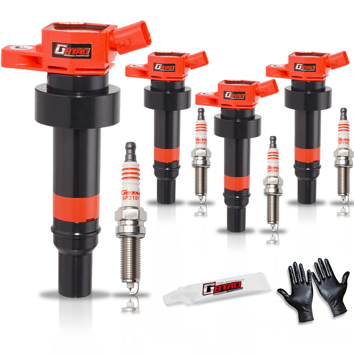 GBTAD ignition coil pack assembly shows premium build for reliable ignition.