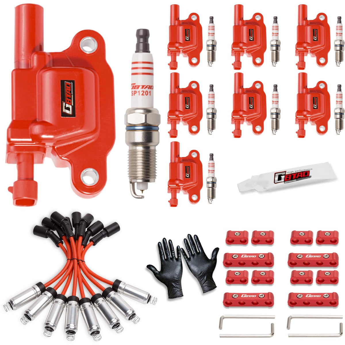 GBTAD ignition coil pack UF413, precise fitment for reliable starts.