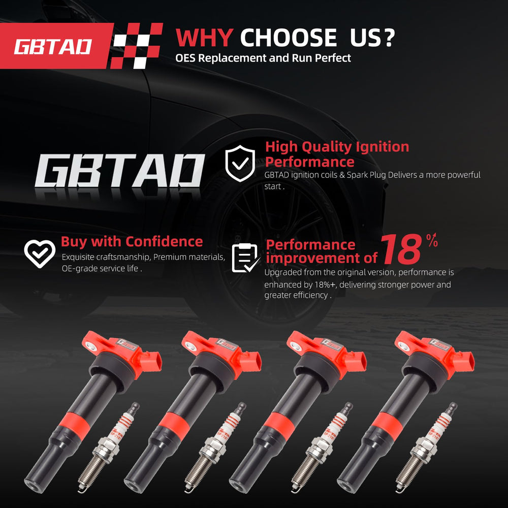 GBTAD platinum spark plug close-up indicating precise spark for smooth starts