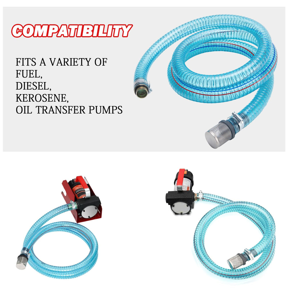 GDDGHS hose with 1 inch to 3/4 inch couplings for flexible connections