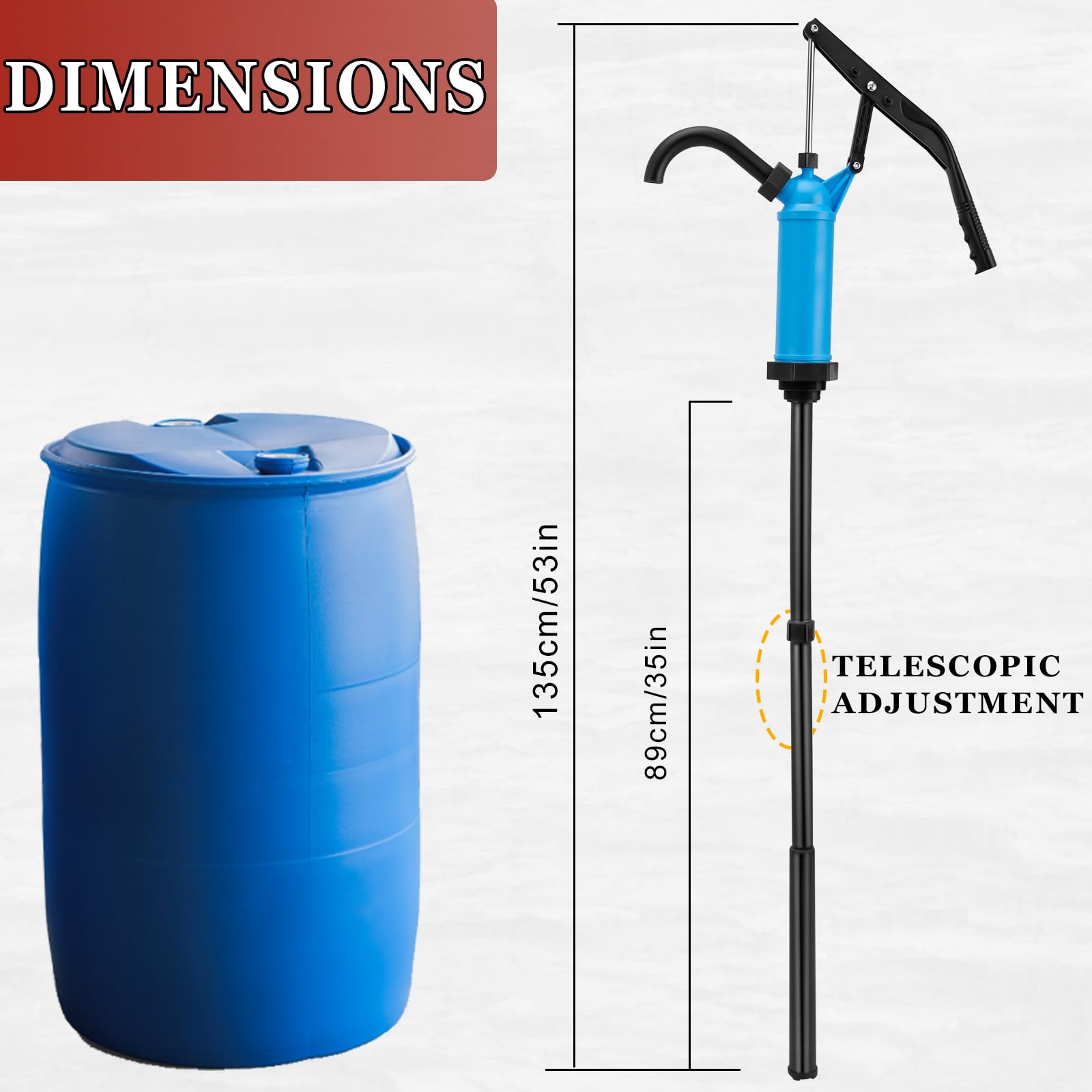 GDDGHS drum pump in action handling oil or water with ease.