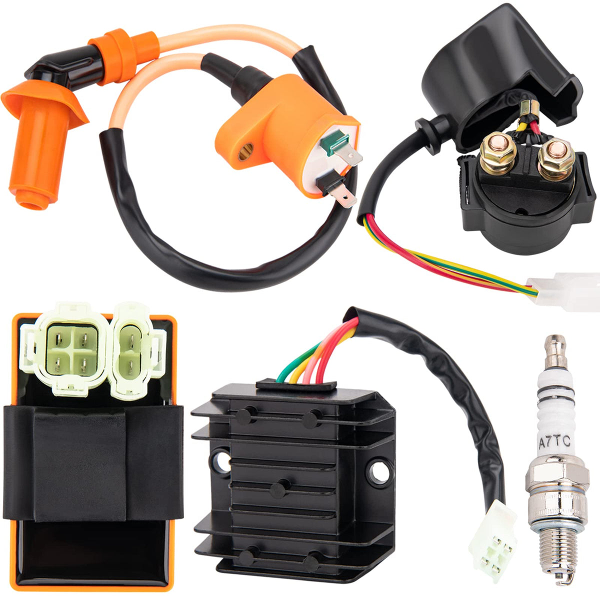 GDDGHS GY6 ignition coil kit main unit highlights high-performance ignition components