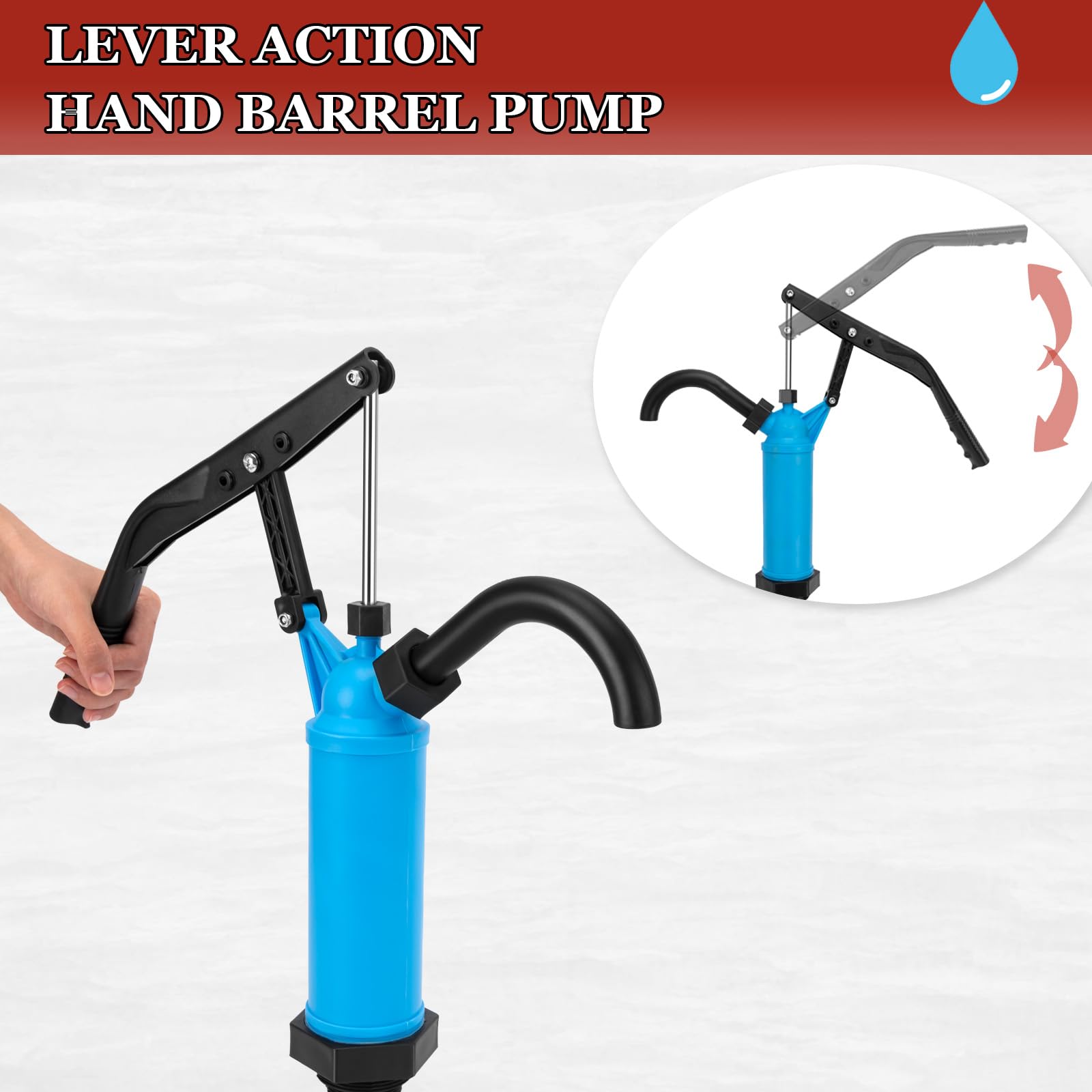 GDDGHS lightweight drum pump highlights portability for on-site transfers.