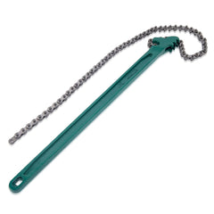 GDHSWJ 24-inch chain wrench shown in steel construction for durability and reliability.