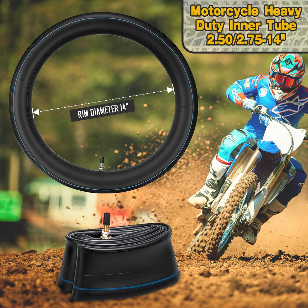GDHSWJ 2mm-thick 14in inner tube improves ride comfort and shock absorption.