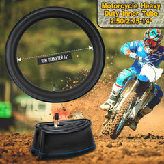GDHSWJ 2mm-thick 14in inner tube improves ride comfort and shock absorption.