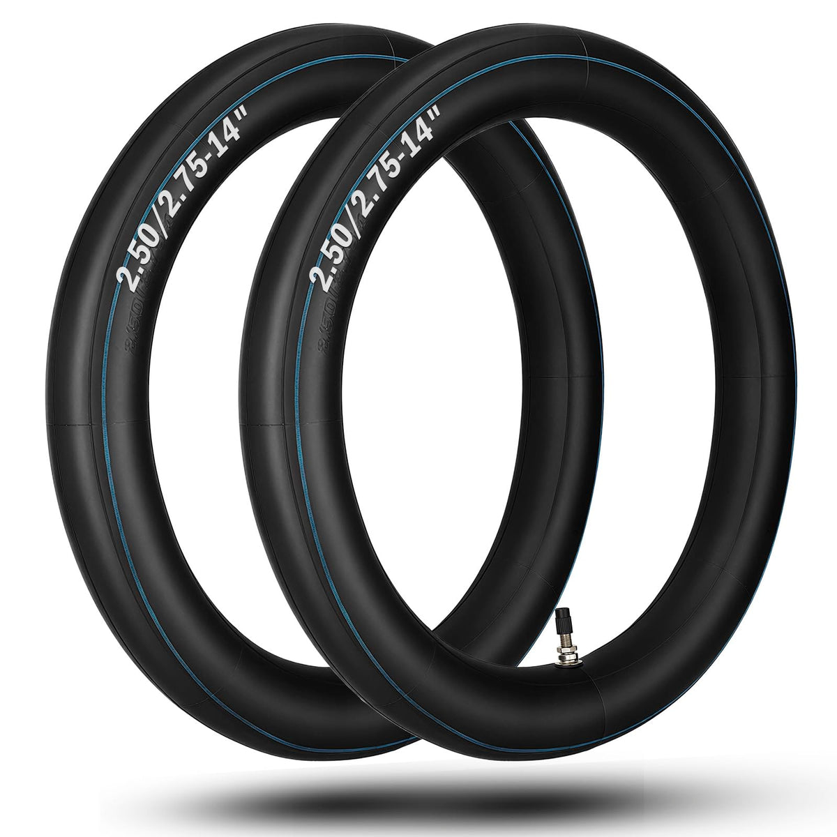 GDHSWJ 2-pack 14in inner tube for 60/100-14 tires boosts dirt-track reliability.