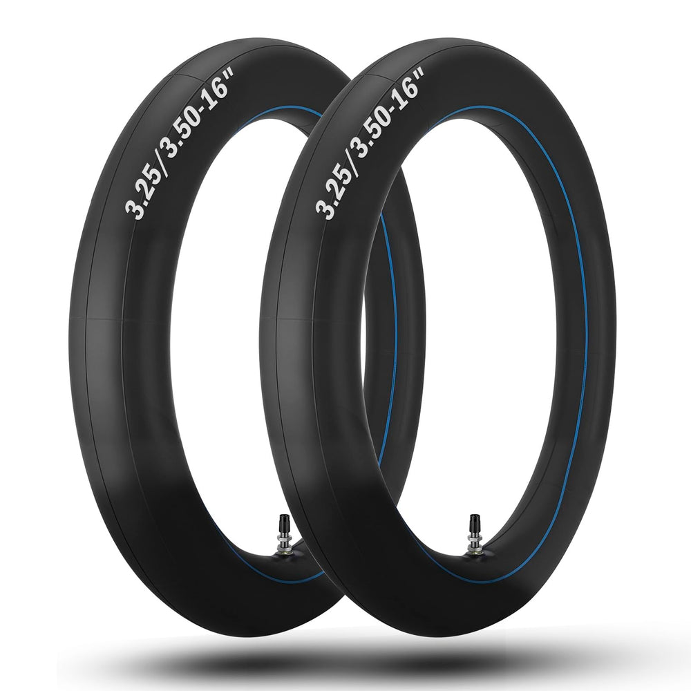GDHSWJ 90/100-16 inner tube visual—reliable fit for dirt bike tires.