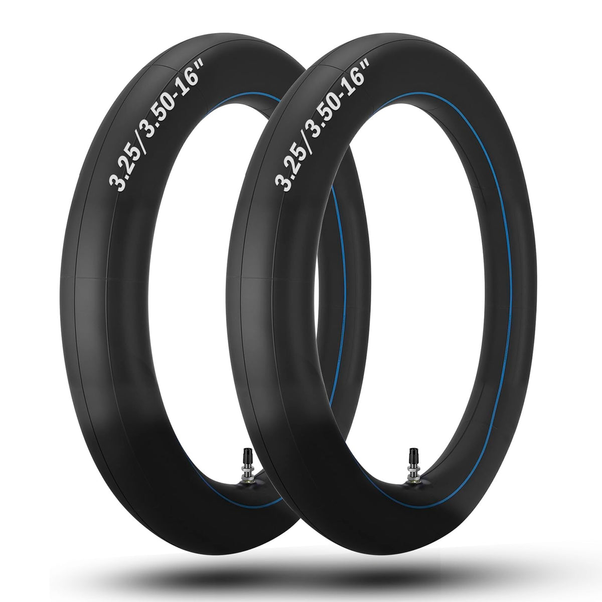 GDHSWJ 90/100-16 inner tube visual—reliable fit for dirt bike tires.