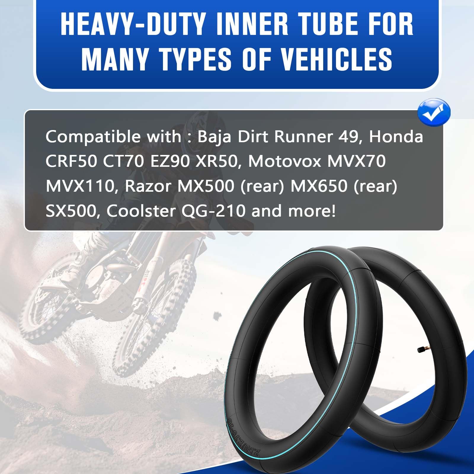 GDHSWJ TR4 valve stem inner-tube provides durable stems for easy inflation and compatibility