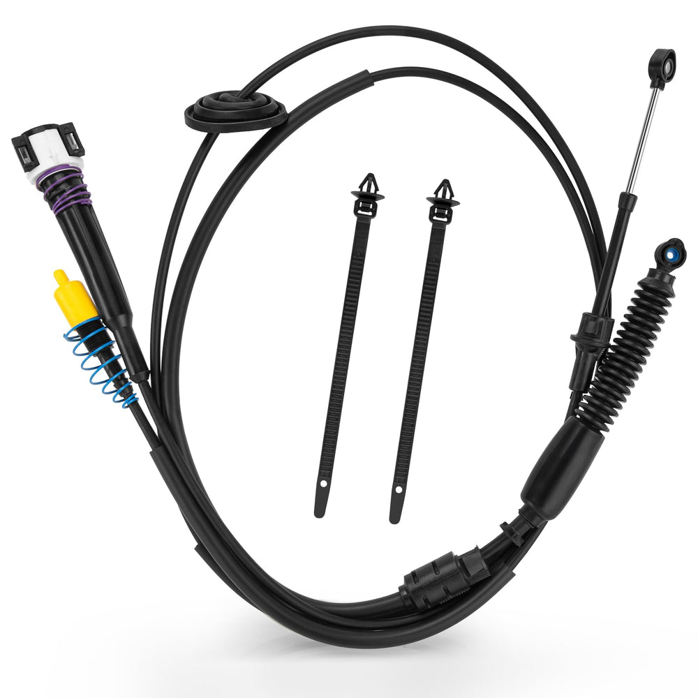 GDLIN gear shifter cable front view showing sturdy construction and fitment