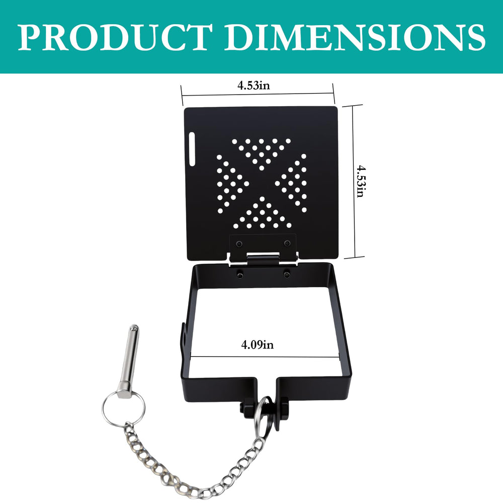 GDMQWSP travel trailer fit demonstrated with 4-inch square bumper