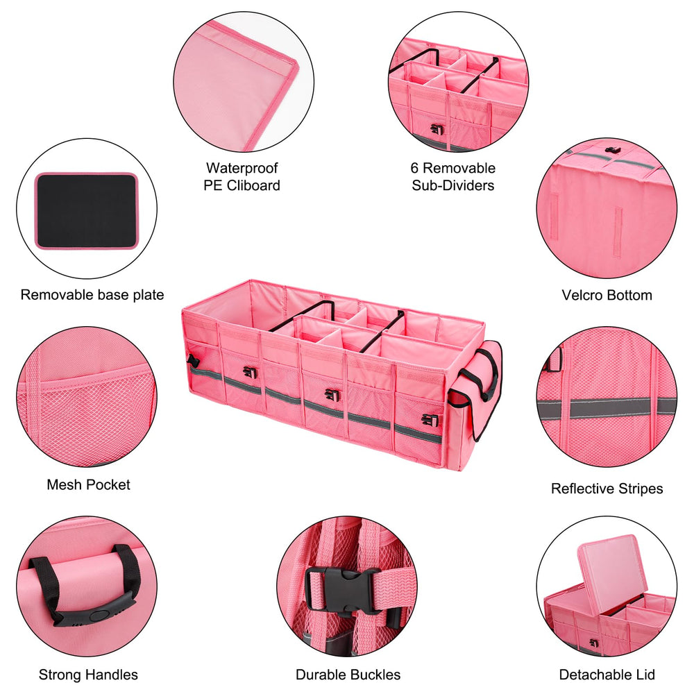 GDNasist anti-slip Velcro bottom stabilizing the organizer