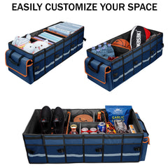 GDNasist collapsible trunk storage folds flat for space saving