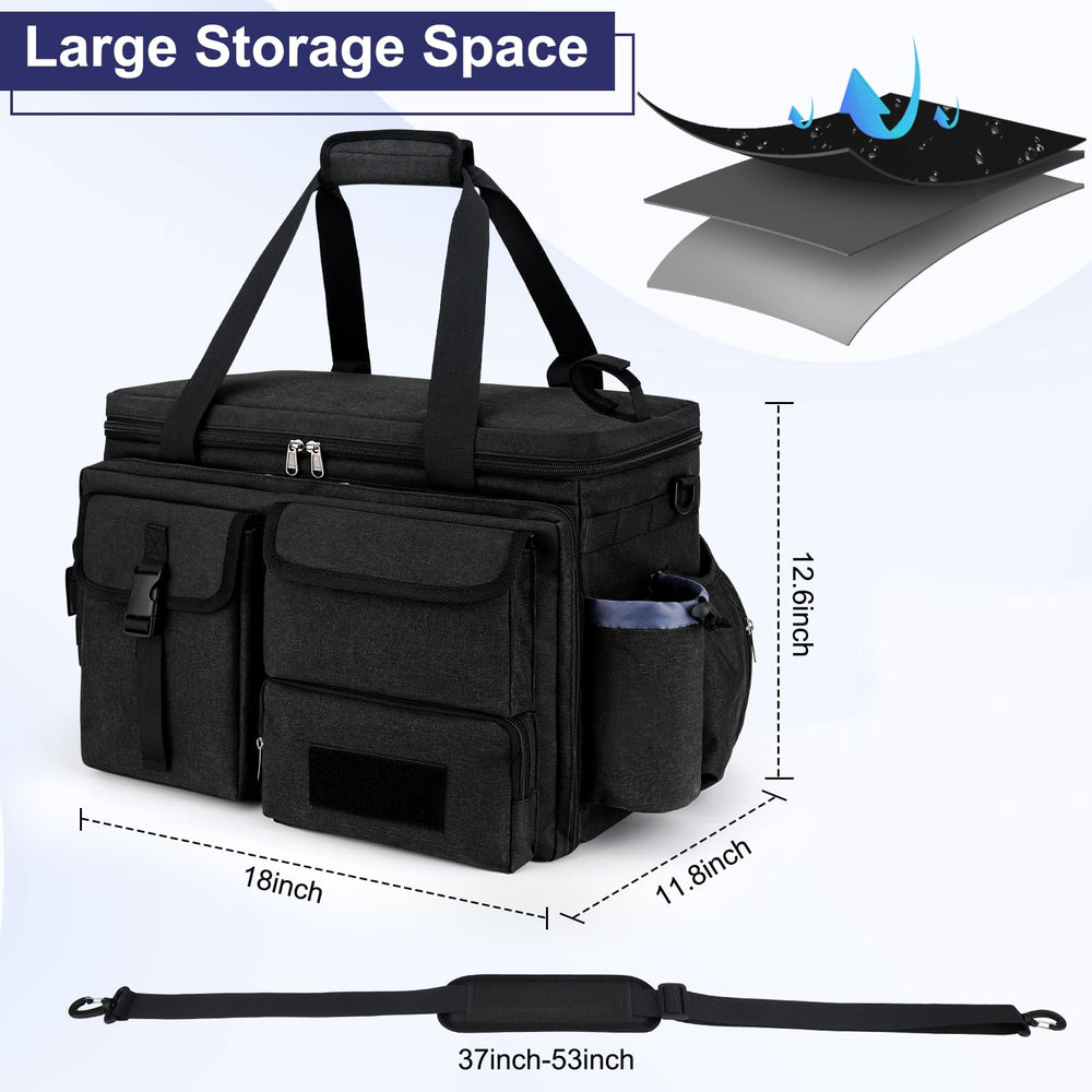 GDNasist police gear bag with MOLLE webbing for modular pouches