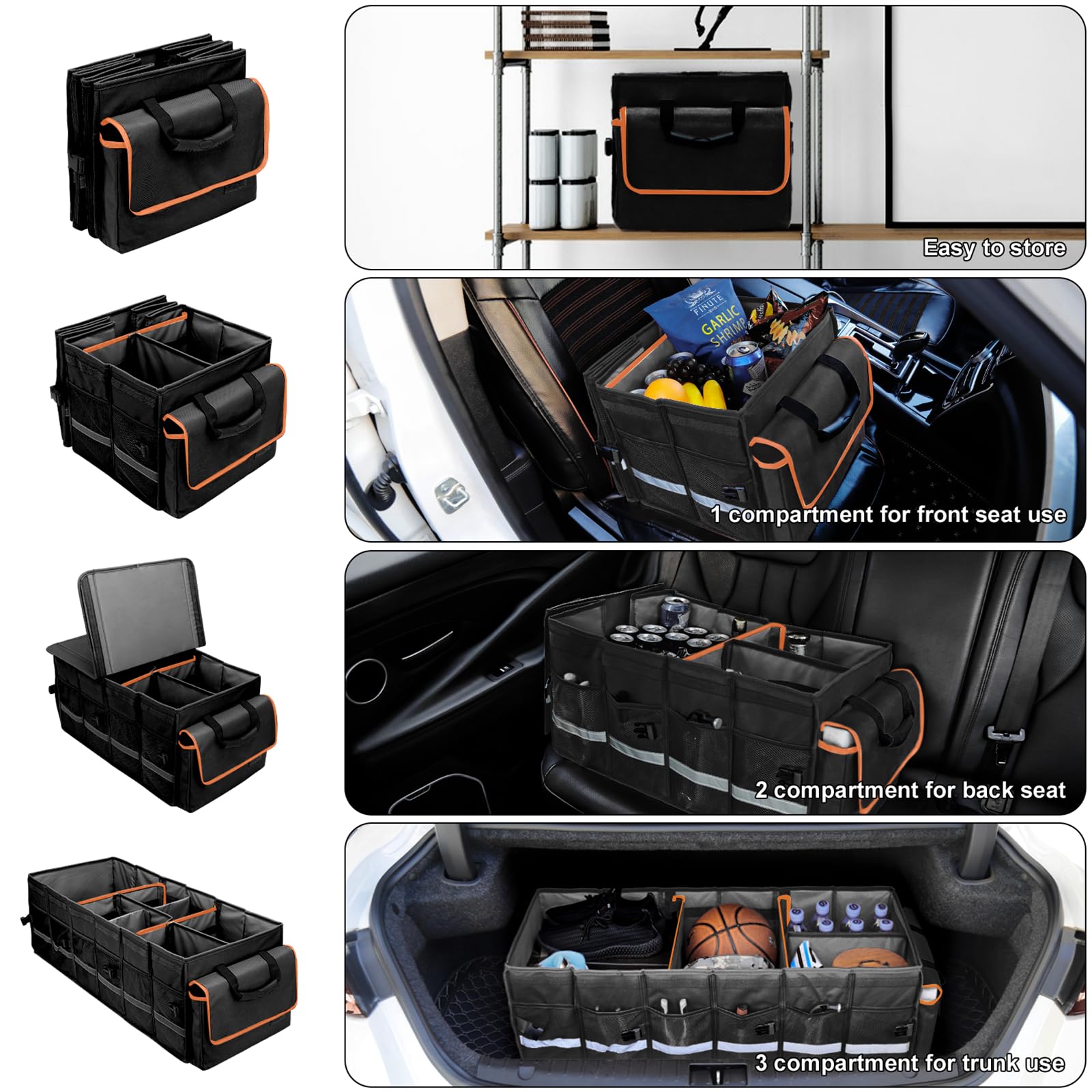 GDNasist SUV trunk organizer ready for heavy-duty journeys