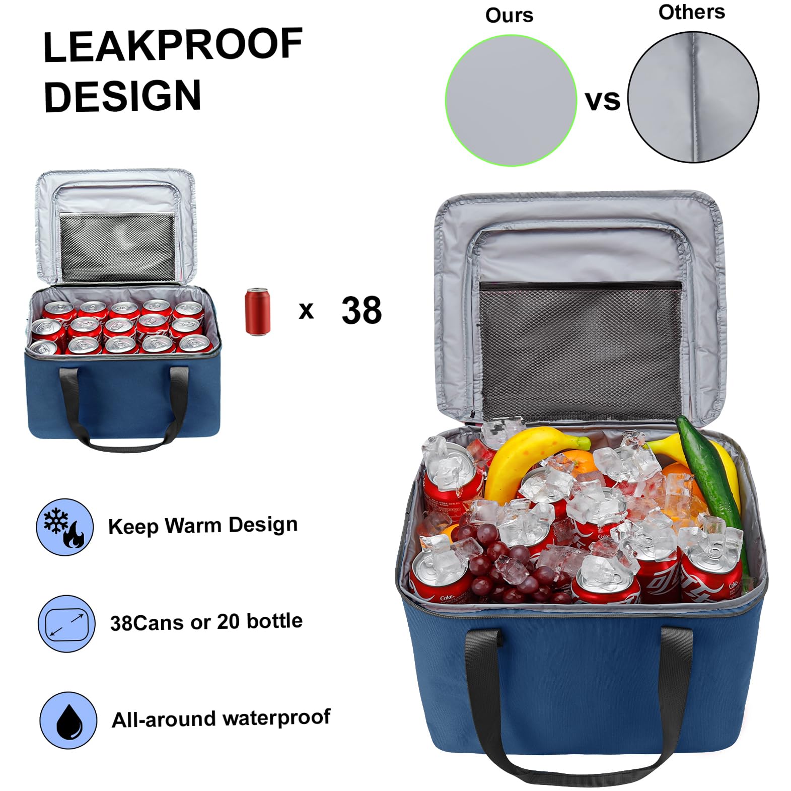 GDNasist trunk organizer features non-slip bottom for secure placement
