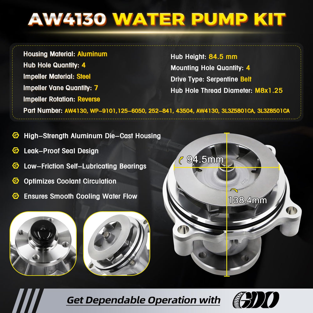 GDO engine compartment example with kit ready for installation