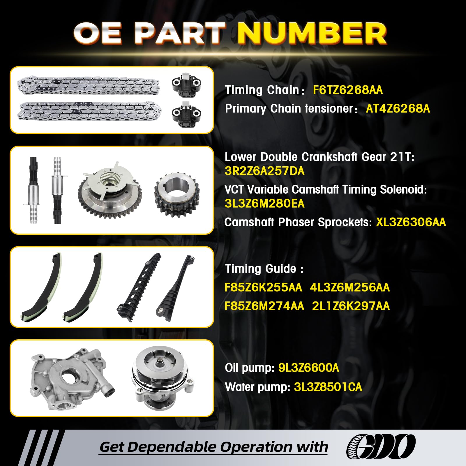 GDO VVT valves help optimize variable valve timing for better performance