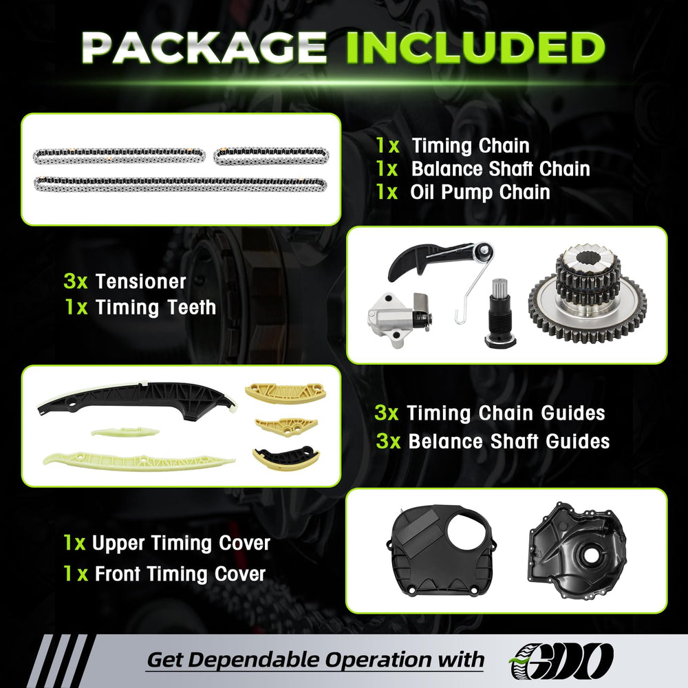 GDO EA888 balance shaft section emphasizing balanced performance for smoother operation